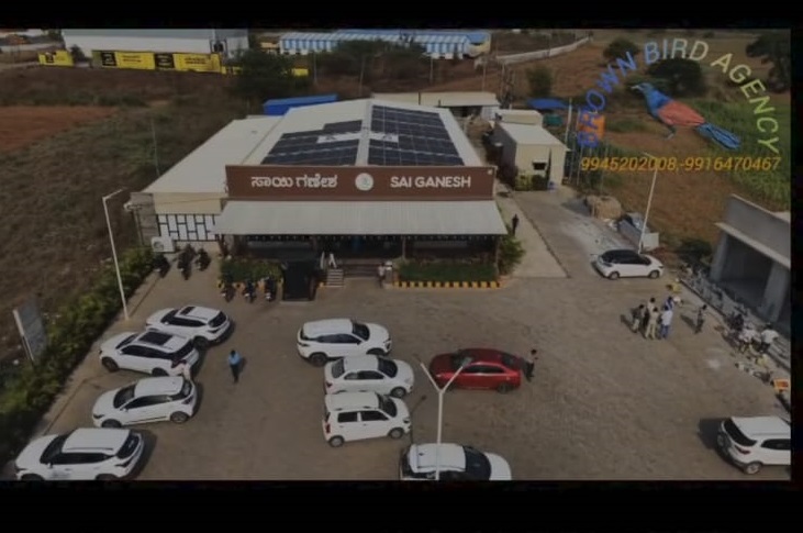 Solar rooftop installation at Sai Ganesh